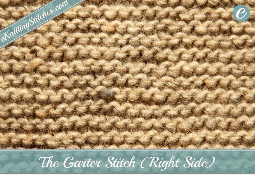 Garter Stitch Example (Right Side)
