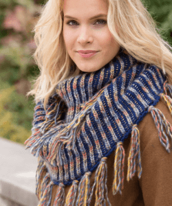 Image of Horizon Brioche Cowl by Red Heart
