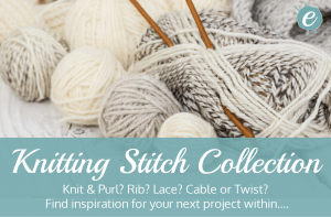 Knitting Stitch Collection Title