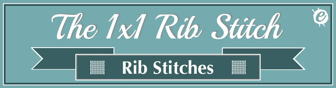 1x1 Rib Stitch Banner