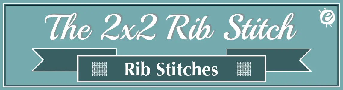 2x2 Rib Stitch Banner