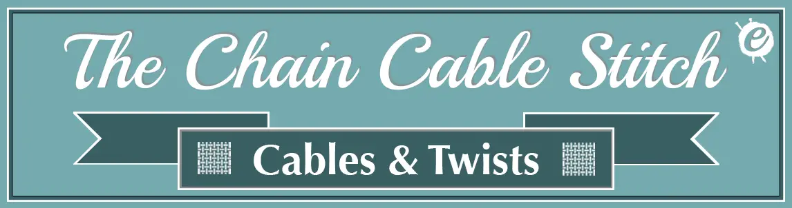 The Chain Cable Stitch Banner Title