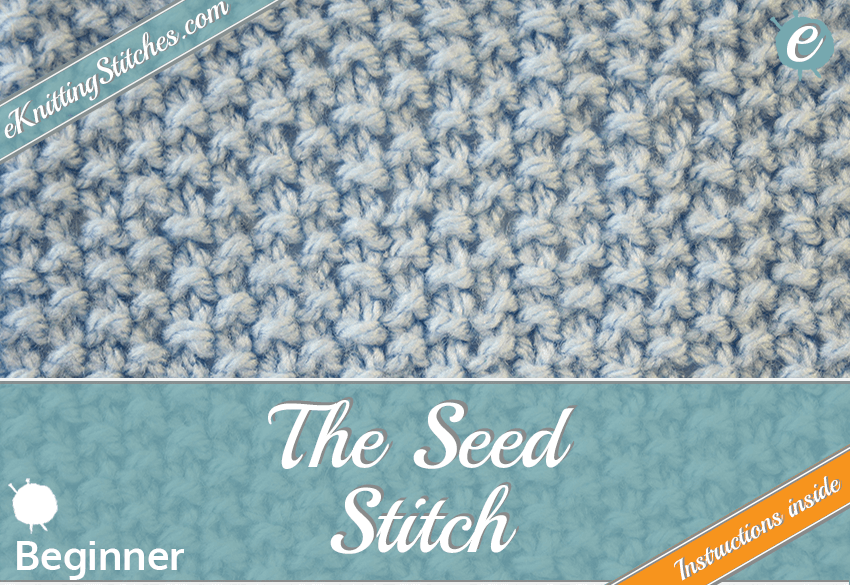 Seed stitch example & title slide for 