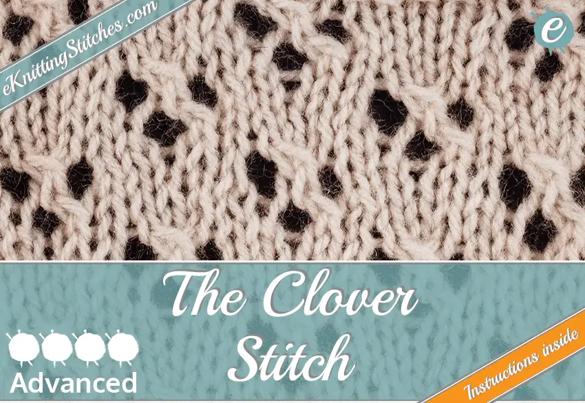 Clover stitch example & Title Slide for 