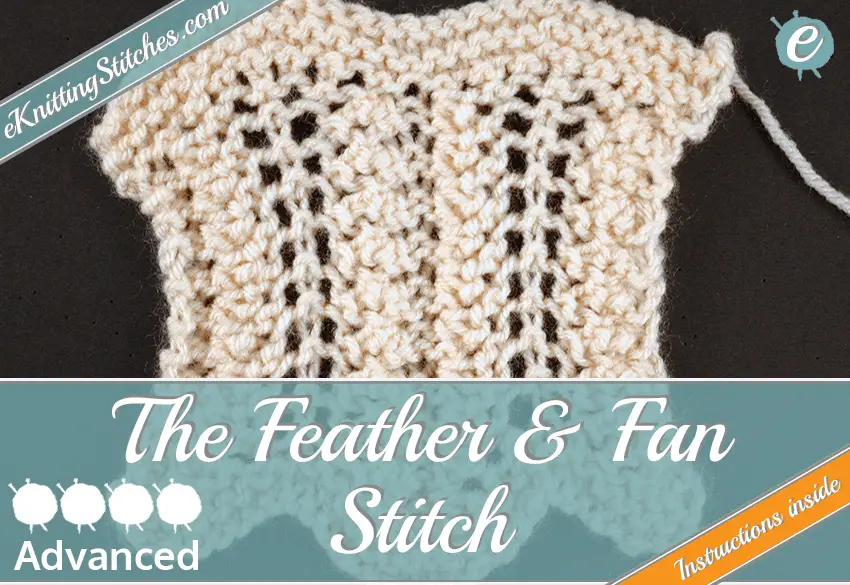 Feather & Fan stitch example & Title Slide for 