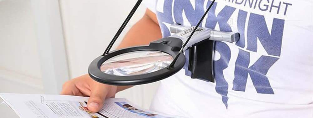 Lighted Magnifying Glasses for Embroidery