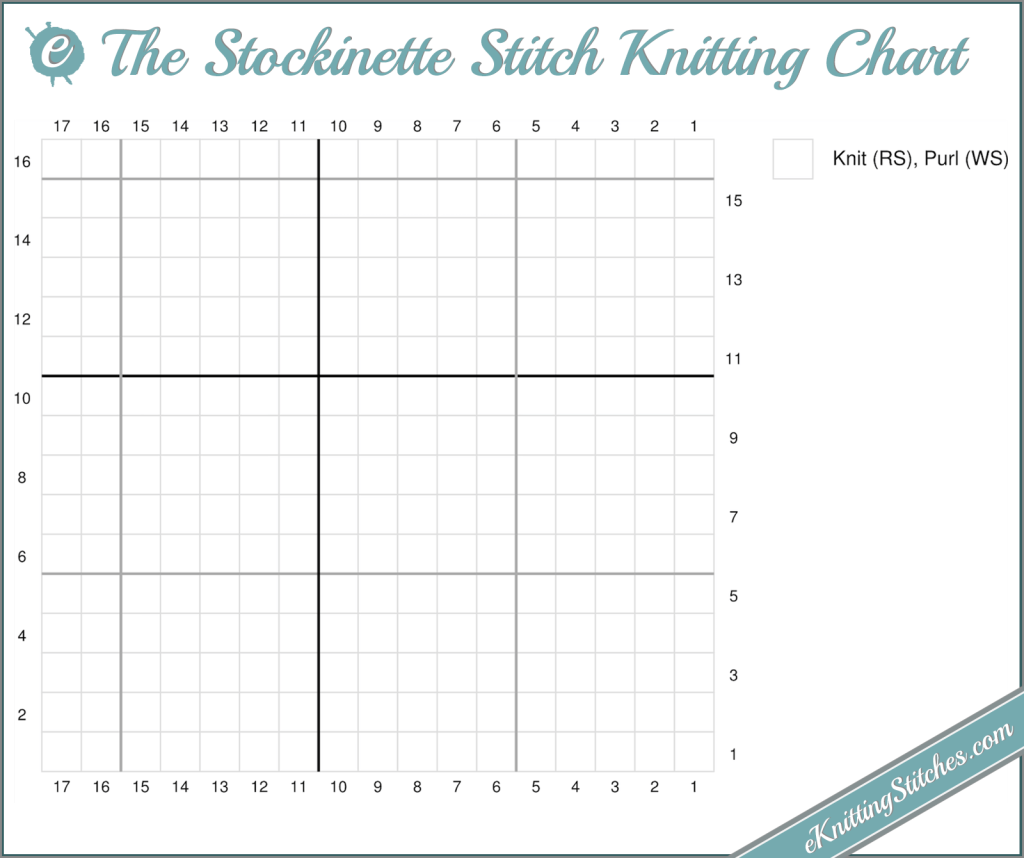 Stockinette Stitch Chart