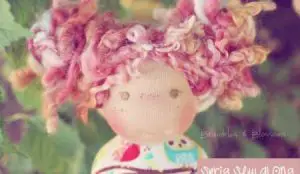 knit doll hair