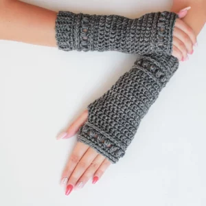 knit wrist warmers
