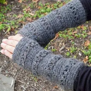 knit wrist warmers