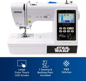Brother Star Wars embroidery machine
