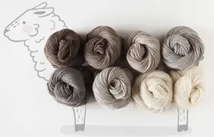 natural wool yarn shades