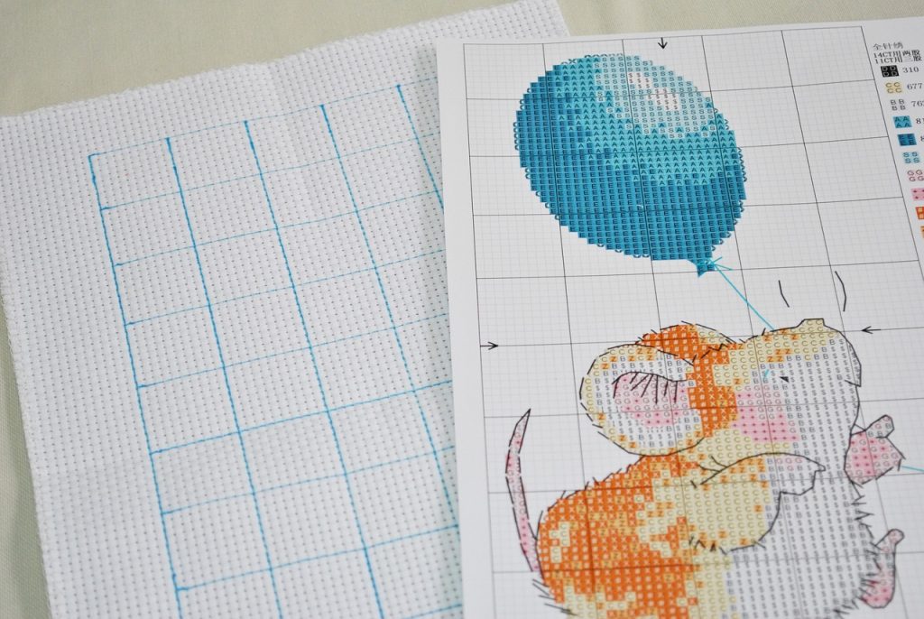 an image showing a tool to help you make your own cross-stitch pattern