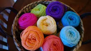 colored yarns