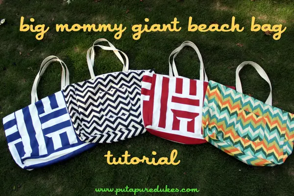big mommy giant beach bag