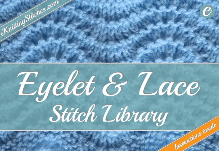 image indicating eyelet and lace stitch dictionary