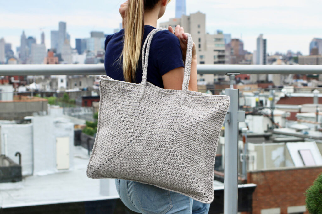 crochet beach bag