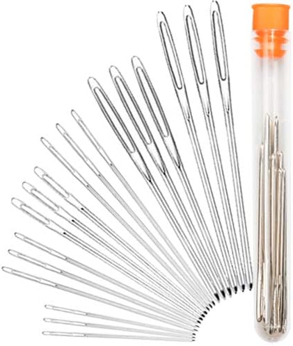 large eye blunt knitting needle set