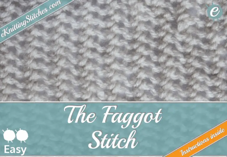 faggot stitch sample swatch