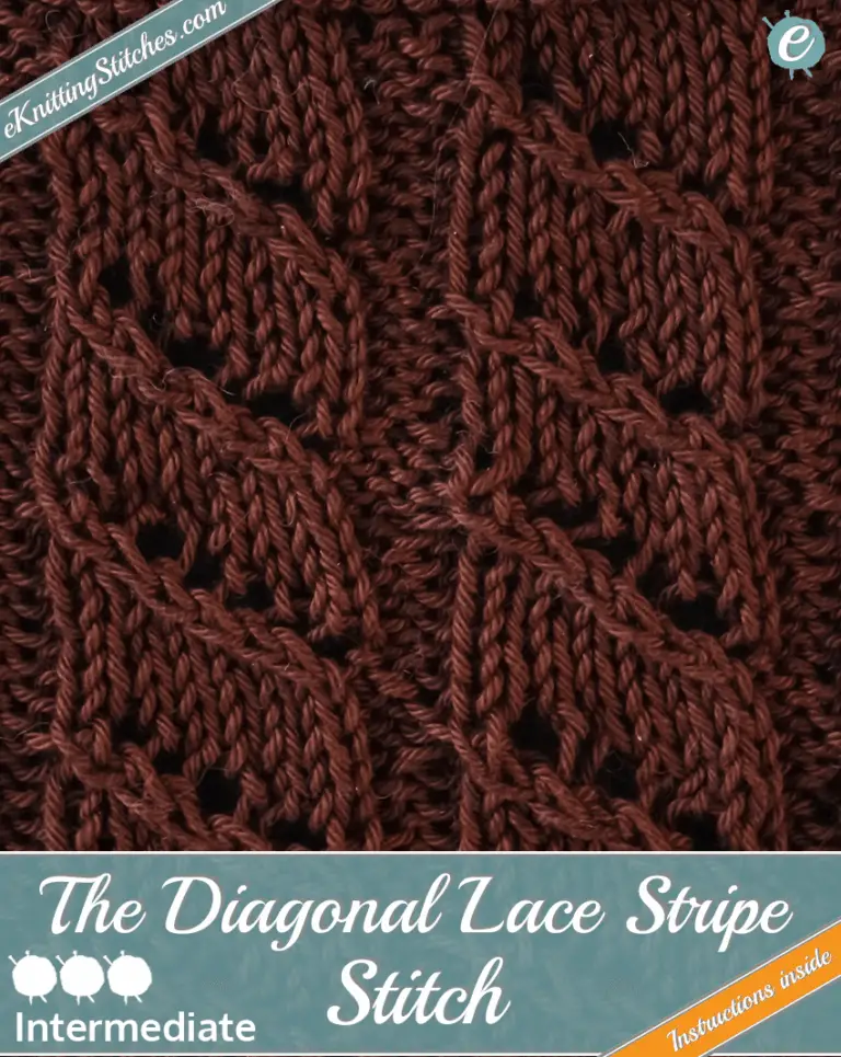 diagonal lace stripe sample swatch in brown